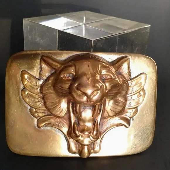 Unique Vintage | Accessories | Vintage 8s Tiger Head Belt  display picture 1